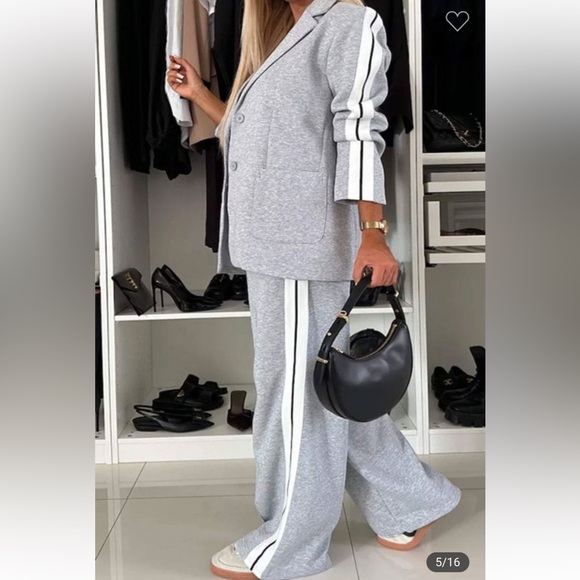 #64” BLAZER AND SWEATPANTS SET - Picture 4 of 8